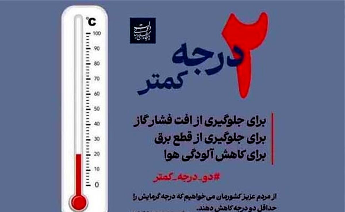 همدلی مردم در دو درجه کمتر

