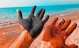 گردشگری بی‌ضابطه بلای جان سواحل نقره‌ای هرمزگان