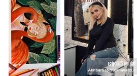 هنر نقاشی روژینا؛ زیبا و چشم‌نواز