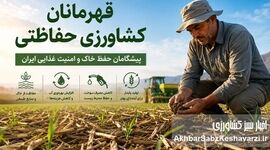 قهرمانان کشاورزی حفاظتی؛ پیشگامان حفظ خاک و امنیت غذایی ایران
