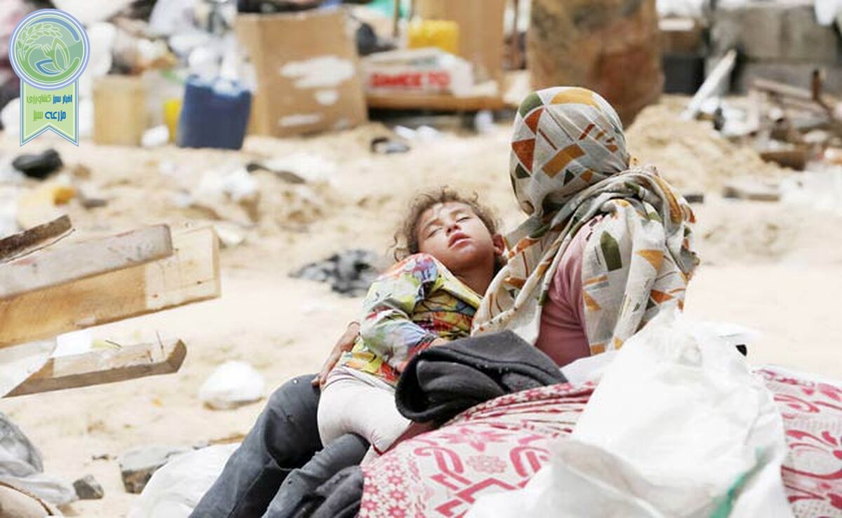 آوارگان فلسطینی در حال فرار از مرگ به مرگ

