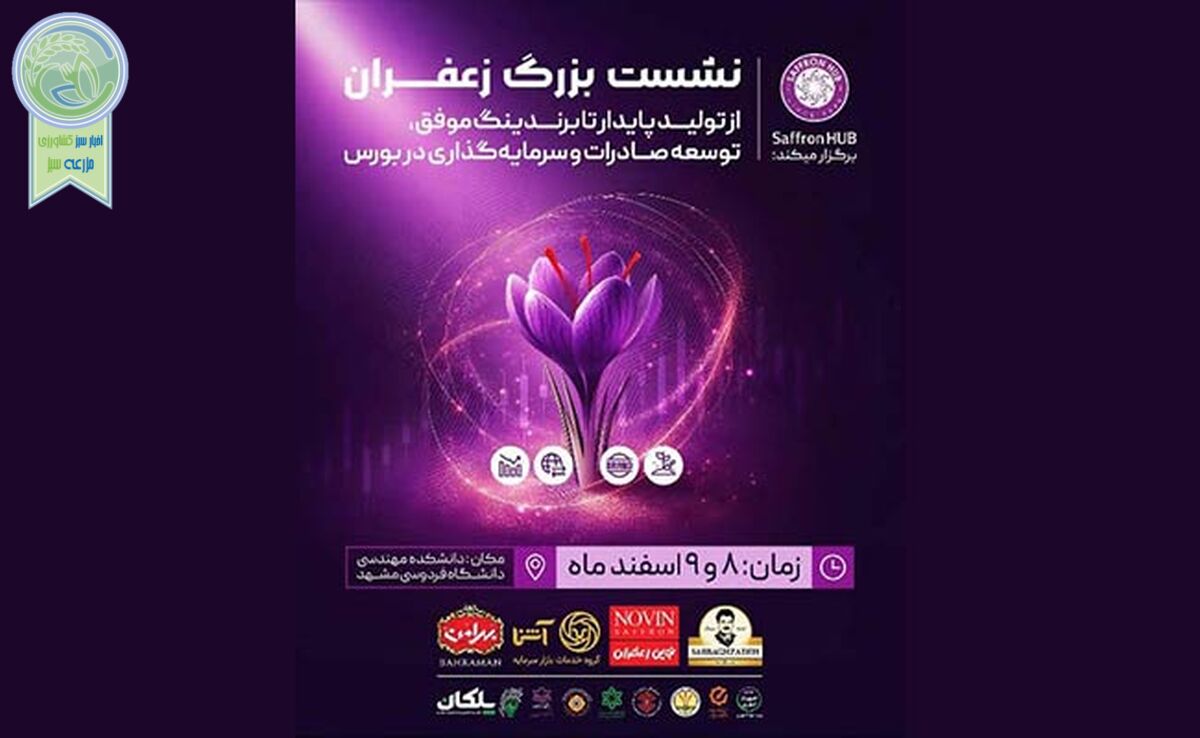 نشست بزرگان زعفران از تولید پایدار تا برندینگ موفق+ جزئیات

