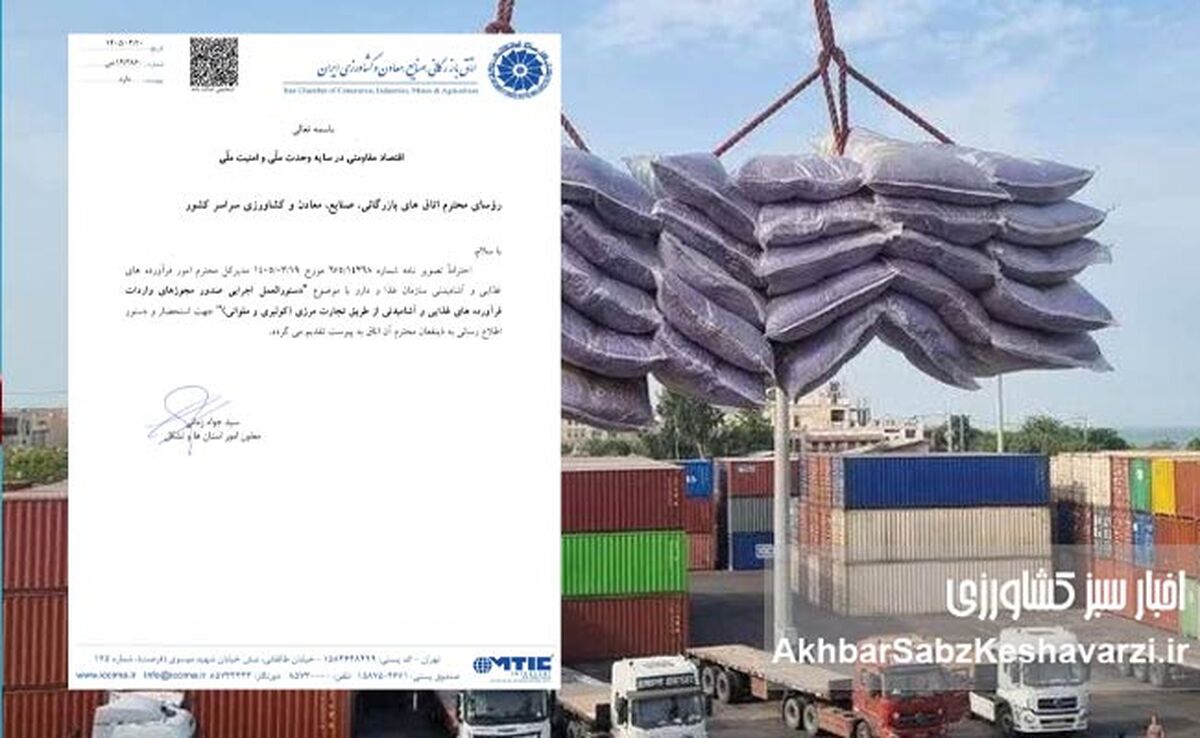صدور مجوز واردات مرزی مواد غذایی؛ دستورالعمل جدید چه می‌گوید؟
