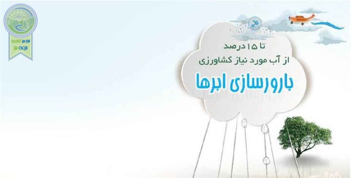 15درصداز آب مورد نیاز کشاورزی با،بارورسازی ابرها