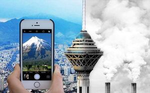 زور باران به آلاینده‌های هوای تهران نرسید