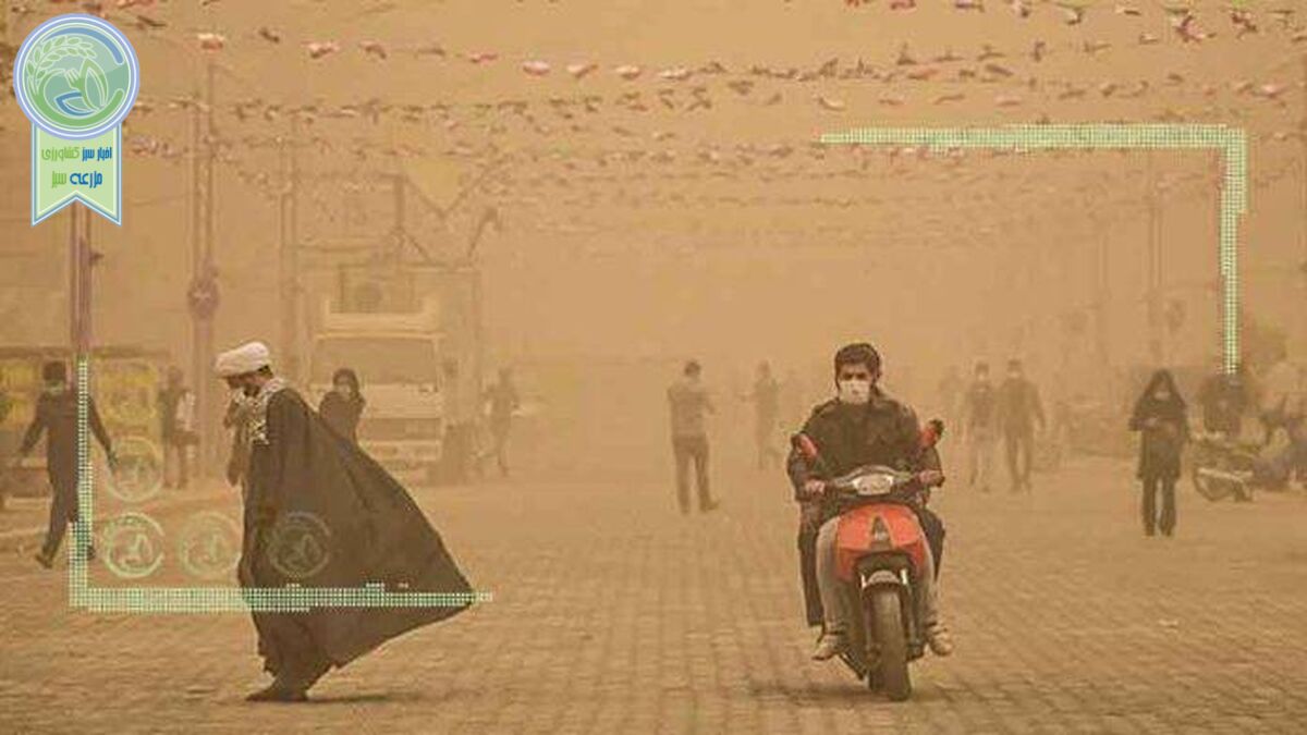 گردوخاک نیمی از کشور را در برگرفته