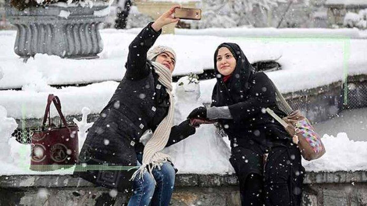 بارش برف و باران در اغلب شهرهای کشور