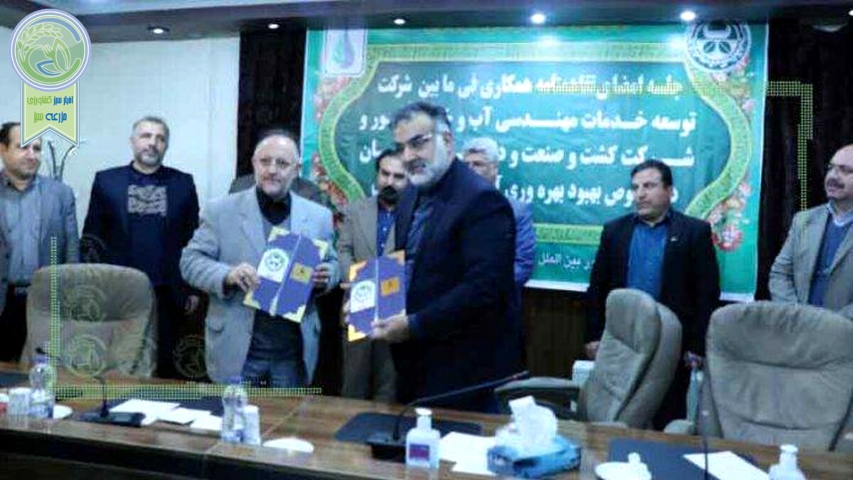 همکاری شرکت‌های خدمات مهندسی آب و خاک و کشت و صنعت مغان