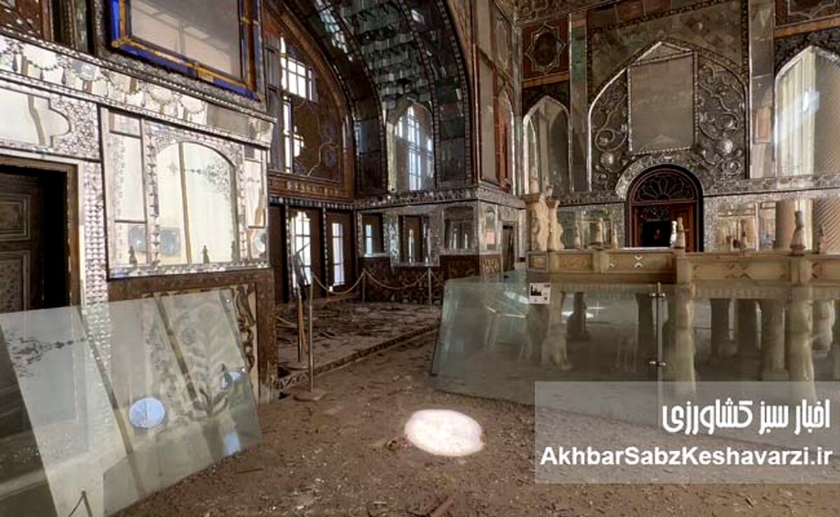 میراث بی‌دفاع ایران: کاخ گلستان در تیررس انفجارها فرو ریخت!