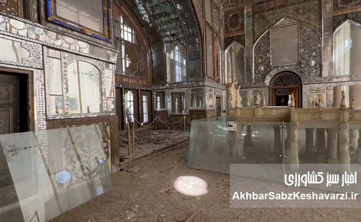 میراث بی‌دفاع ایران: کاخ گلستان در تیررس انفجارها فرو ریخت!