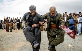 کردستان با شادی و رقص به پیشواز نوروز رفت+فیلم

