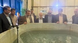 مرکز شهید باهنر کلاردشت، سایت پشتیبان تولید بچه‌ماهی آزاد و توسعه آبزی‌پروری قفس در خزر