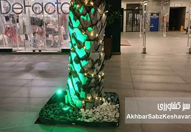 نخل در قلب یک مرکز تجاری؛ وقتی مدیریت آب با معماری زیست‌گرا پیوند می‌خورد
