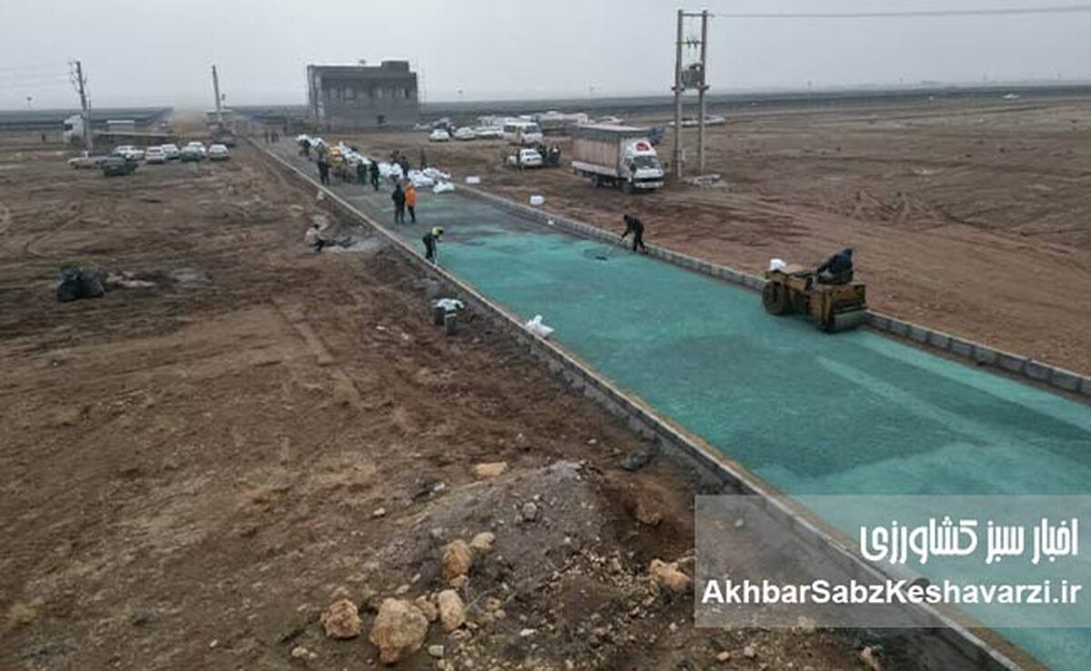 انقلاب سبز در معابر کشاورزی؛ آسفالت خورشیدی رنگی، از تولید انرژی تا مدرن‌سازی زیرساخت‌های باغبانی+ویدئو