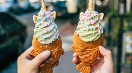 بستنی ماهی، دسری پرطرفدار در جنوب شرق آسیا

