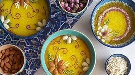 تزئین شله زرد+ عکس


