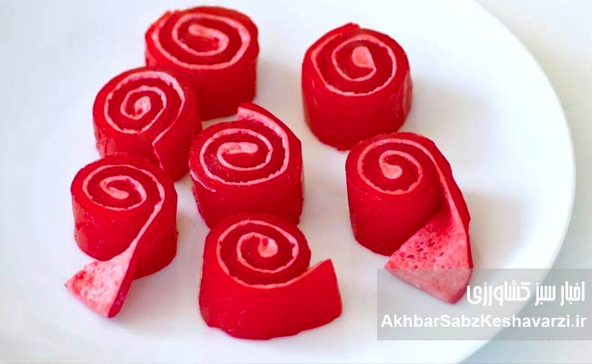 طرز تهیه ژله رولی ساده و مجلسی با بستنی (آموزش کامل + نکات مهم)